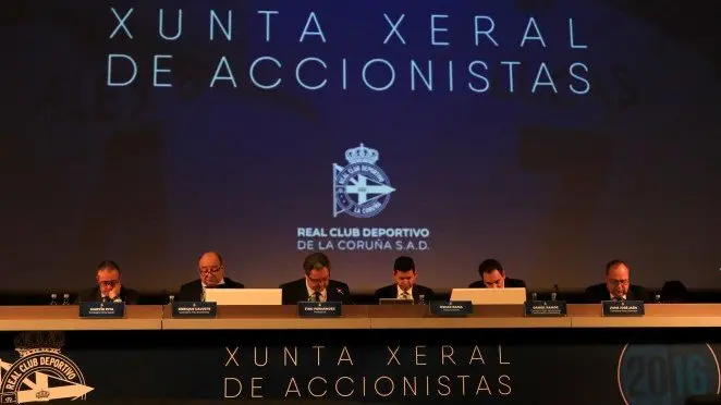 Junta de accionistas del Deportivo de La Coru&ntilde;a. / Mundiario