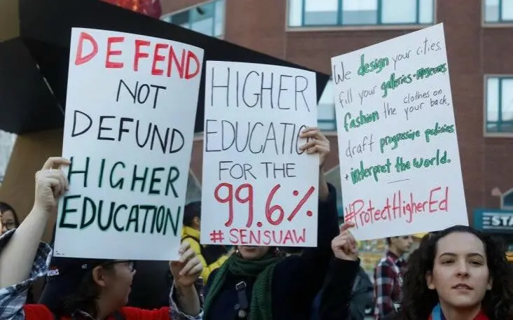 Protestas contra la reforma fiscal de Estados Unidos. Twitter 