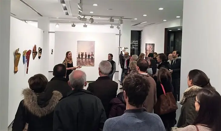 Mar&iacute;a Pe&ntilde;a Coto, inaugura su exposici&oacute;n Personae, en Oviedo  / I&ntilde;aki S&aacute;nchez 