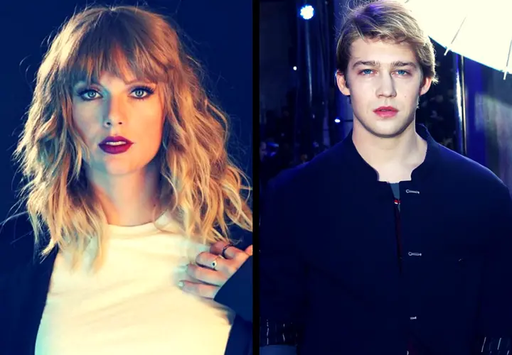 Taylor Swift, cantante; y Joe Alwyn, actor. Pinterest.