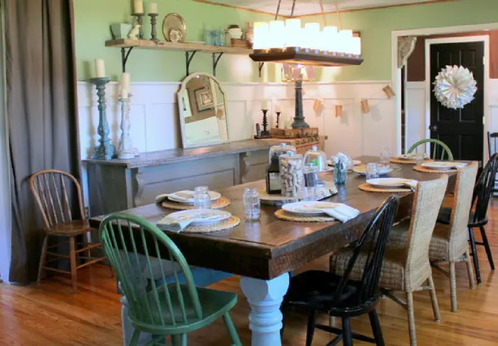 Casa de campo vintage. Houzz.