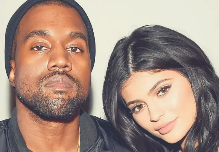 Kanye West, rapero; y Kylie Jenner, empresaria. RR SS.