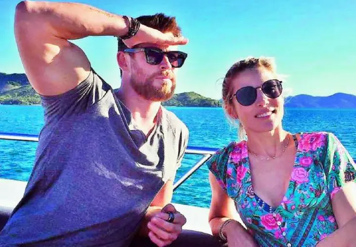 Chris Hemsworth, actor; y Elsa Pataky, actriz. Intagram.