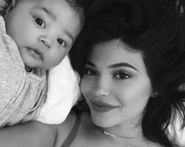 Kylie Jenner, empresaria y su hija Stormi Webster. Instagram 
