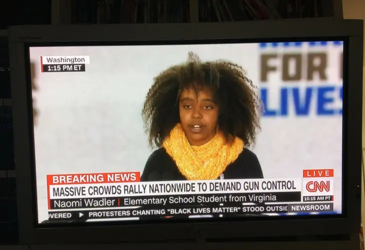 Naomi Wadler. / Twitter