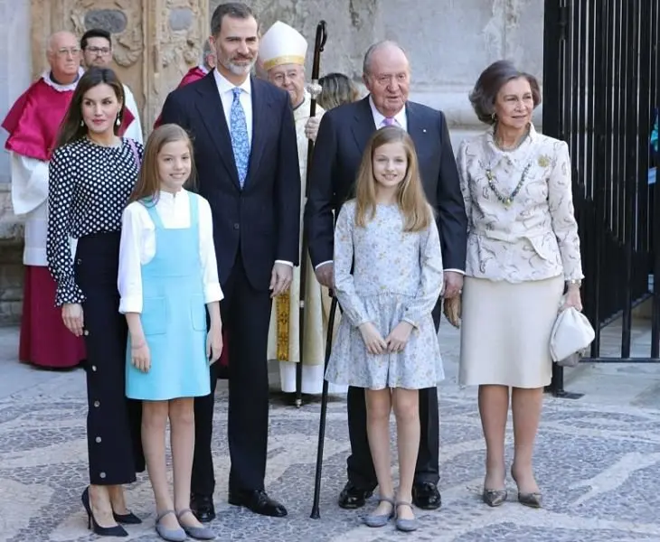 La familia real española en la misa de Pascua. / La Sexta