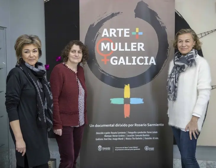 Rosario Sarmiento presenta "Arte+Muller+Galicia". / Rosario Sarmiento