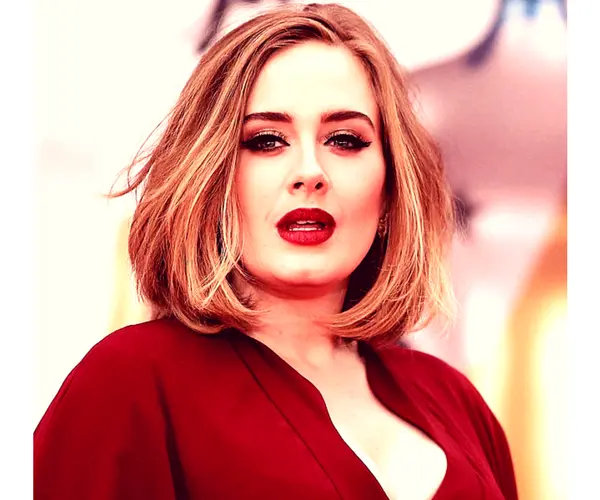 Adele, cantante. Pinterest.