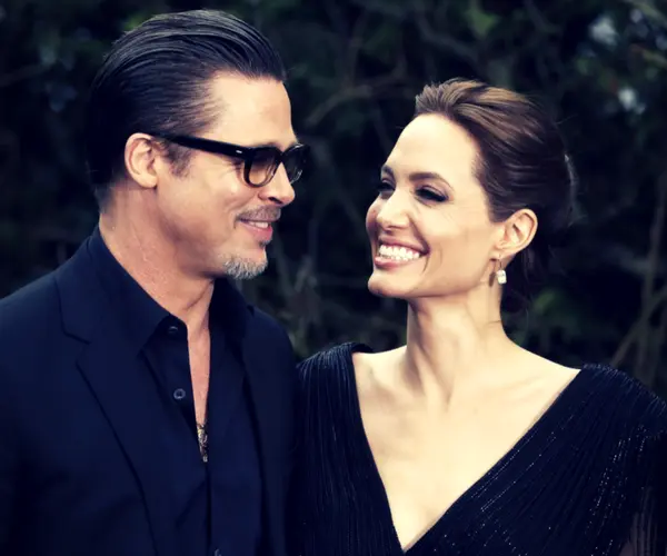 Brad Pitt, actor; y Angelina Jolie, actriz. Pinterest.