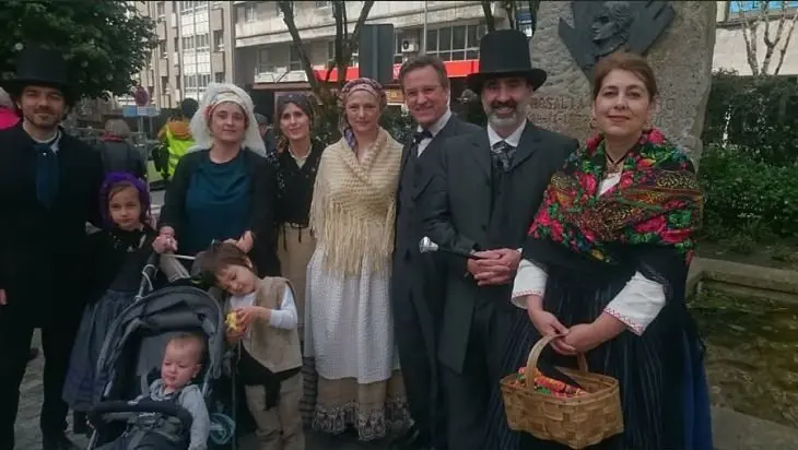 Asistentes al banquete de Conxo, en Santiago. : Mundiario P