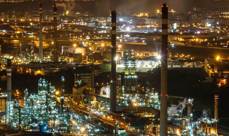 Refinería de Repsol en A Coru&ntilde;a.