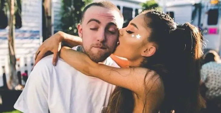 Mac Miller, rapero y Ariana Grande, cantante. Instagram 