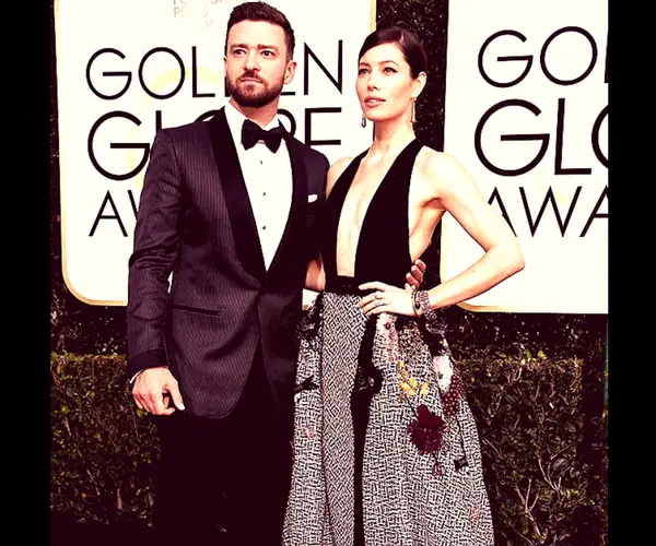 Justin Timberlake, cantante y actor; y Jessica Biel, actriz. Pinterest.