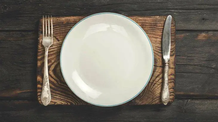 Plato vacio. RR SS 