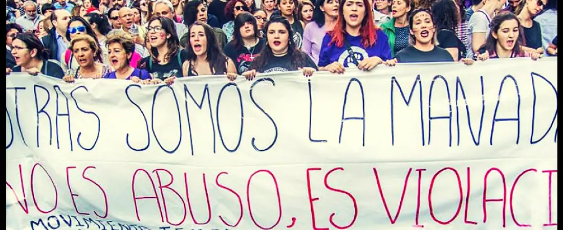 Protestas en Espa&ntilde;a contra La Manada. / RR SS.