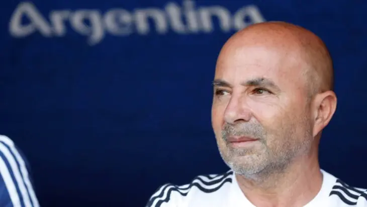 Jorge Sampaoli, entrenador. / Infobae.