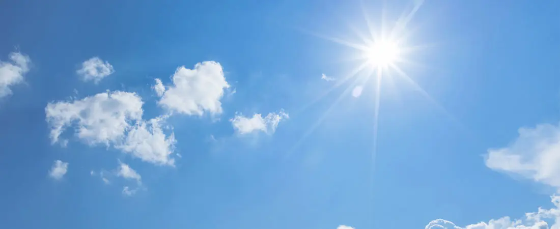 Un cielo soleado. / RR SS.