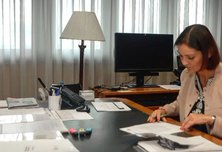 La ministra de Industria, Comercio y Turismo, Reyes Maroto. / @MarotoReyes
