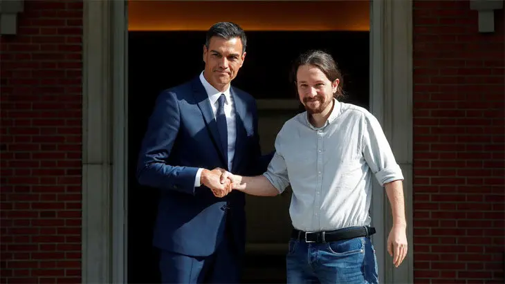 Pedro S&aacute;nchez y Pablo Iglesias en una imagen de archivo.
