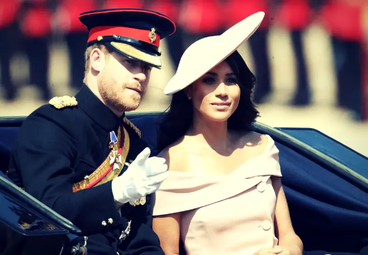 Pr&iacute;ncipe Harry y Meghan Markle, duques de Sussex. Pinterest.