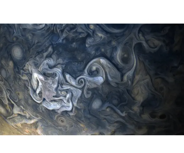 Imagen de J&uacute;piter captada por la sonda Juno. / NASA