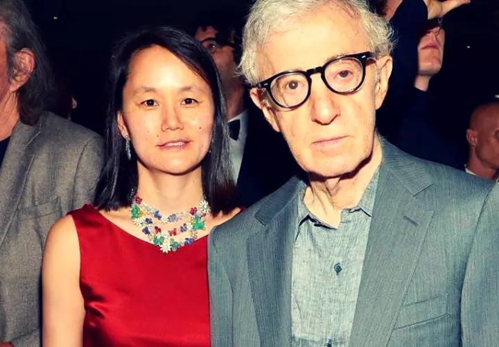 Soon-Yi Previn junto a su esposo, el director Woody Allen. RR SS.