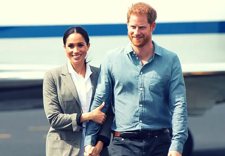 Meghan Markle y el pr&iacute;ncipe Harry, duques de Sussex. RR SS.