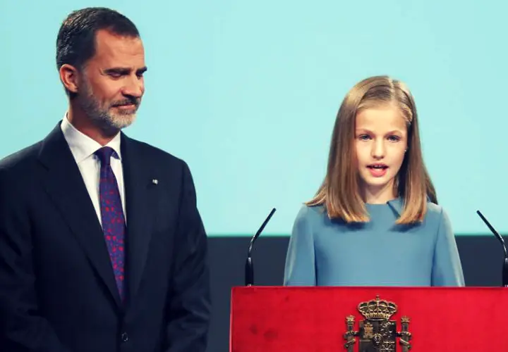 Felipe VI y Leonor, princesa de Asturias. RR SS.