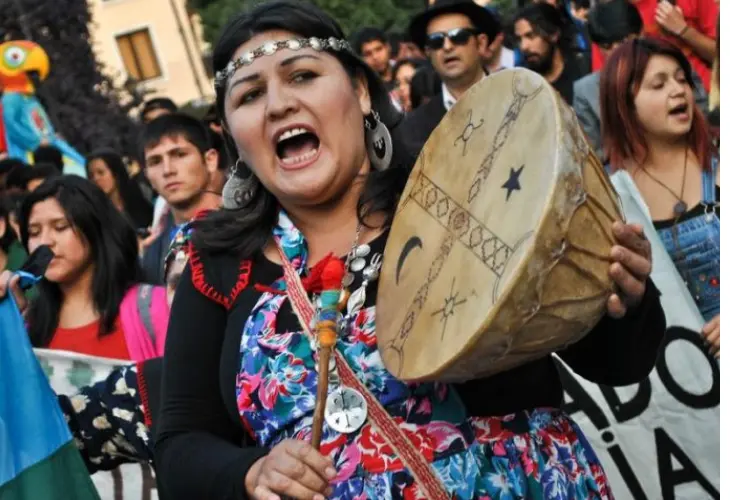 Grupo ind&iacute;gena Mapuche de Chile. / ONU Noticias M&eacute;xico.