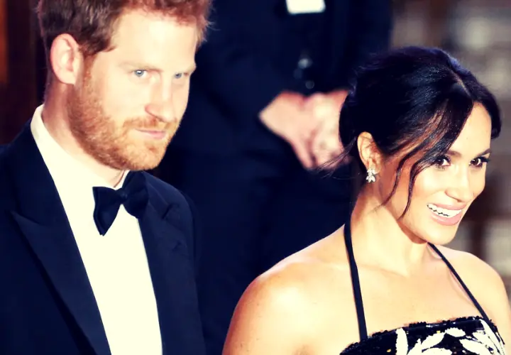 Pr&iacute;ncipe Harry, duque de Sussex; y Meghan Markle, duquesa de Sussex. RR SS.