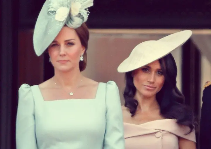 Kate Middleton, duquesa de Cambridge; y Meghan Markle, duquesa de Sussex. RR SS