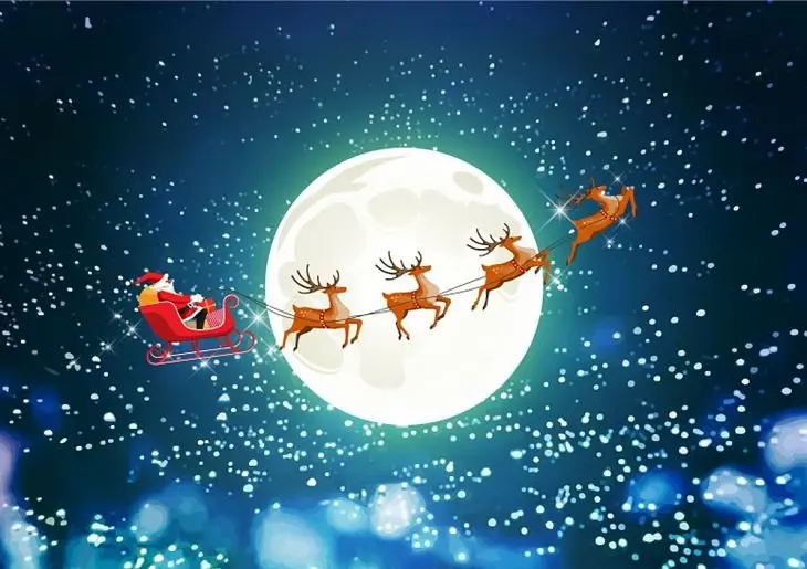 &iquest;Llegar&aacute; Santa a tiempo? / VectorStock