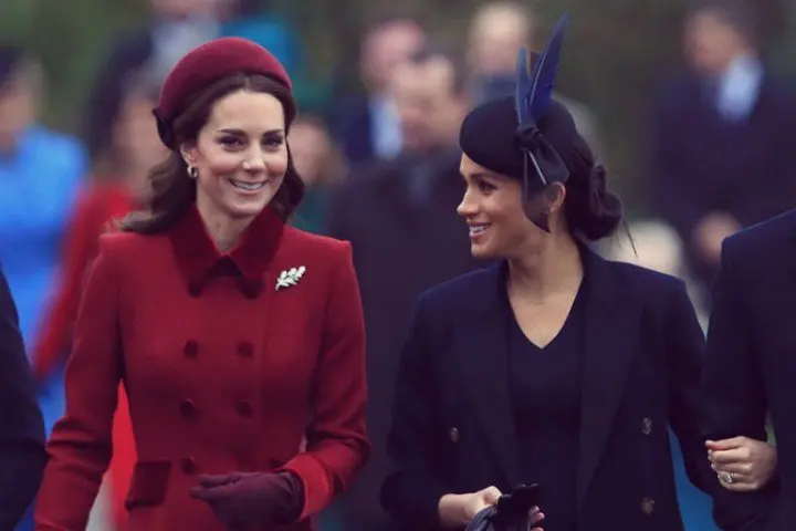 Kate Middleton, duquesa de Cambridge y Meghan Markle, duquesa de Sussex. RR SS
