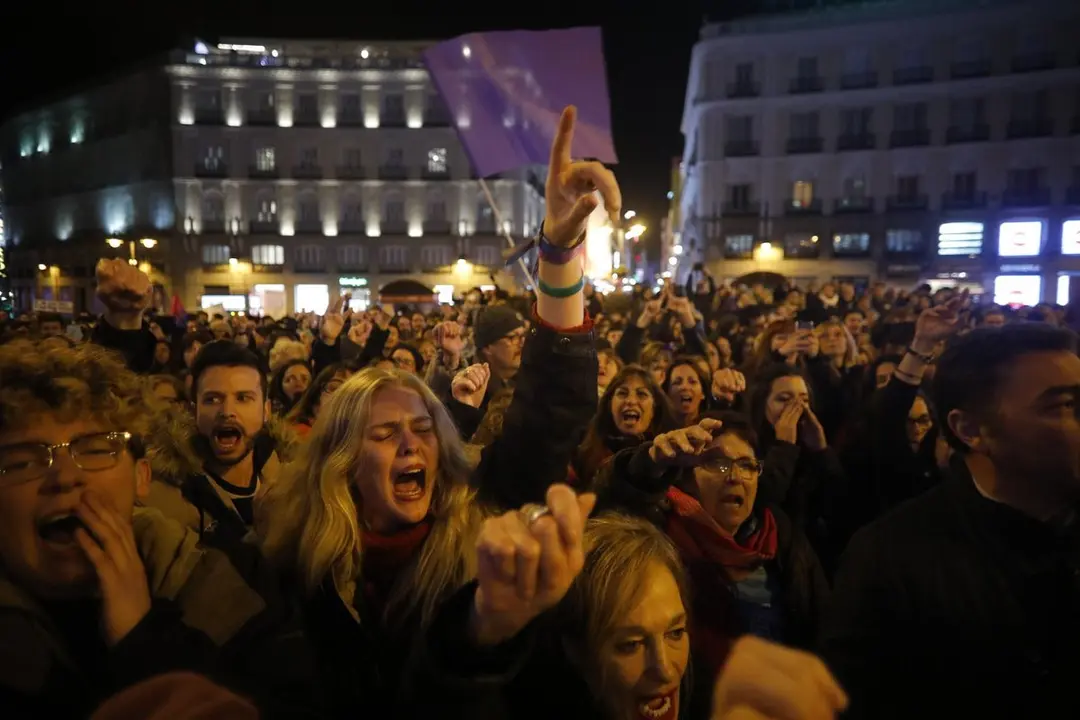 Movilizaci&oacute;n feminista en Madrid. / RR SS.