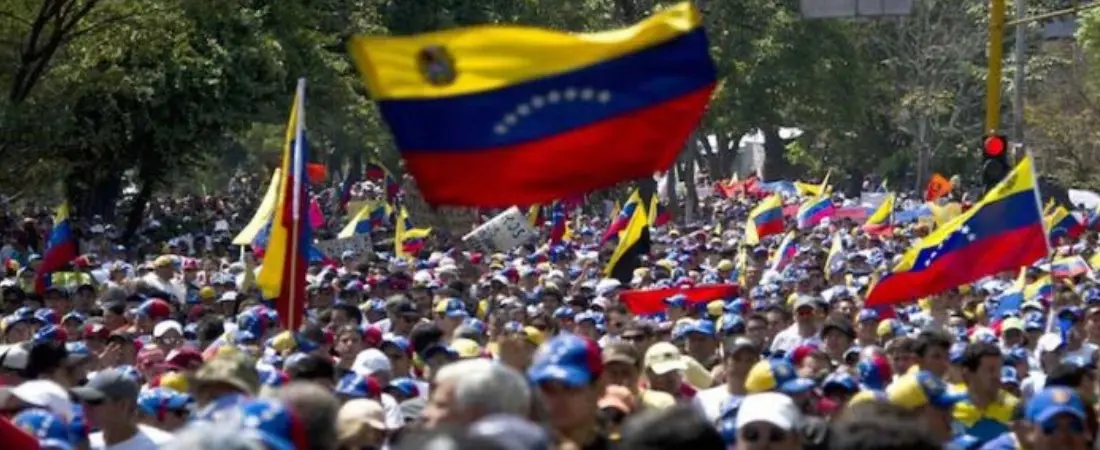 Marcha en Venezuela. / RR SS.
