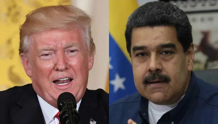 Donald Trump y Nicol&aacute;s Maduro, presidentes de Estados Unidos y Venezuela, respectivamente. / El Heraldo.