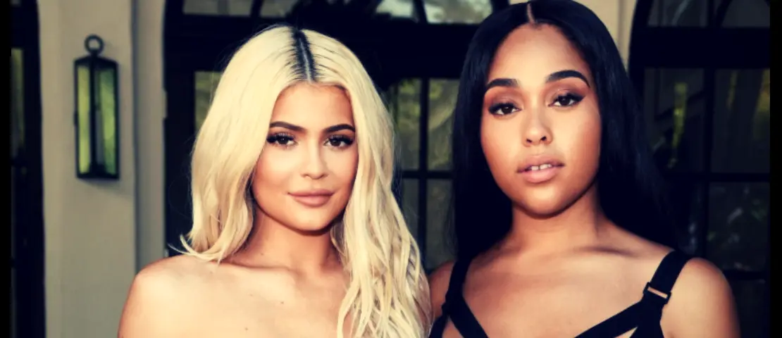 Kylie Jenner, empresaria; y Jordyn Woods, modelo. RR SS.