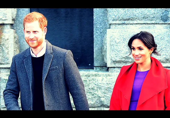 Pr&iacute;ncipe Harry y Meghan Markle, duques de Sussex. RR SS.