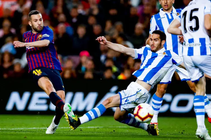 Jordi Alba, futbolista. / @fcbarcelona_es