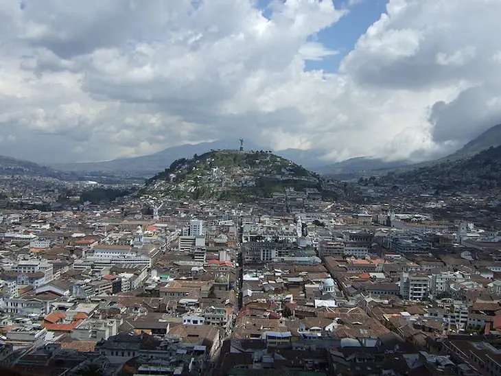 Vista aérea de Quito, Ecuador. / Archivo.