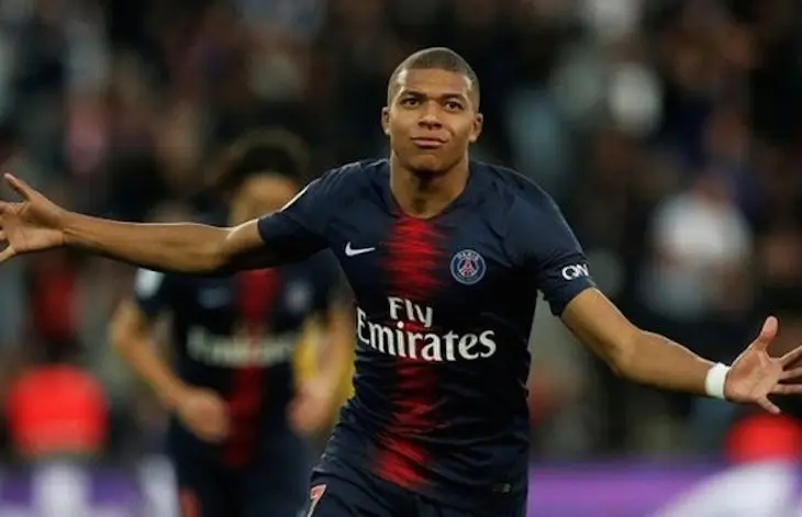 Kylian Mbappé, jugador del PSG de Francia. / Twitter