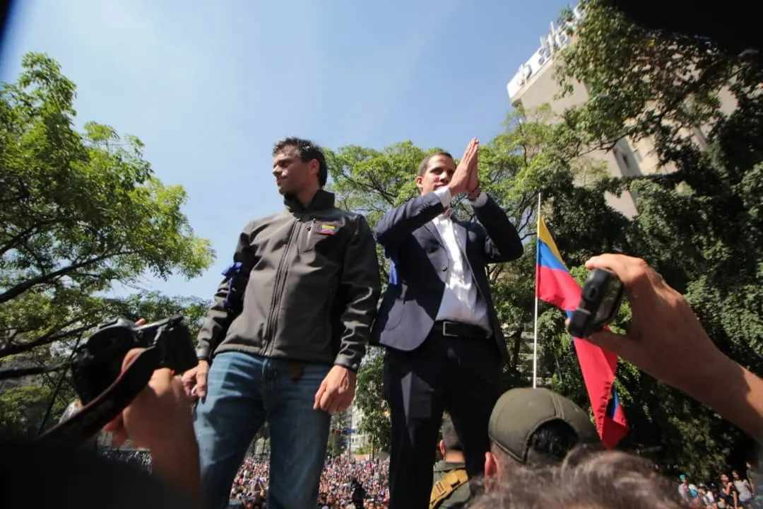 Leopoldo L&oacute;pez y Juan Guaid&oacute;. / Mundiario