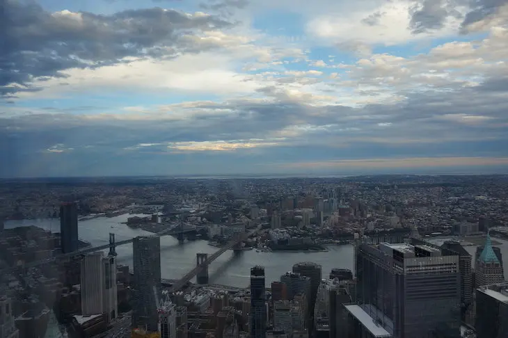 Vista de los puentes de Brooklyn y Manhattan desde el One World Observatory. / Instagram-Bilderjager