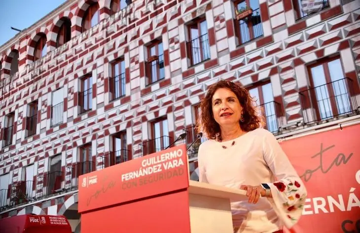 María Jesús Montero, ministra de Hacienda. / Twitter