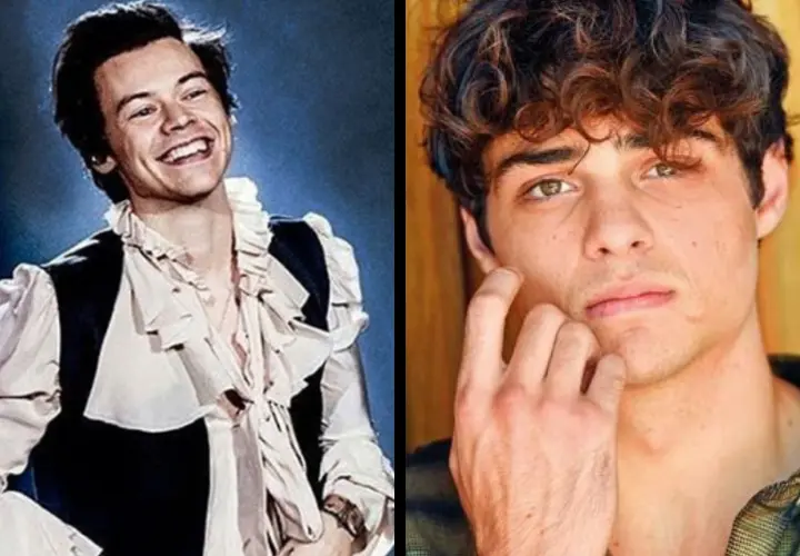 Harry Styles, cantante y actor; y Noah Centineo, actor. RR SS.