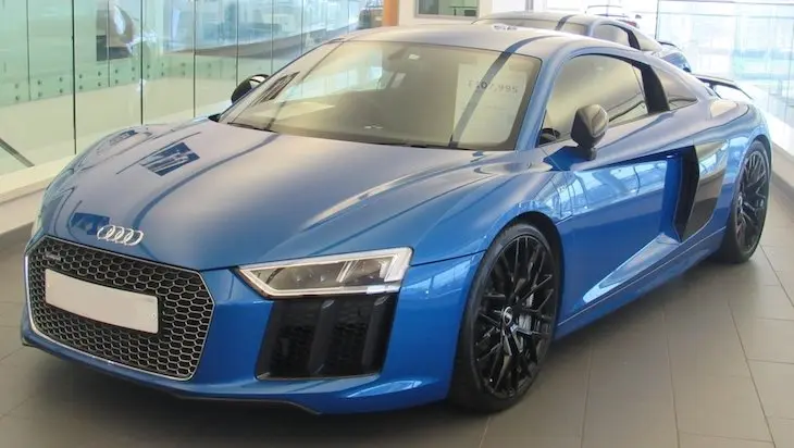 Ejemplar del Audi R8.