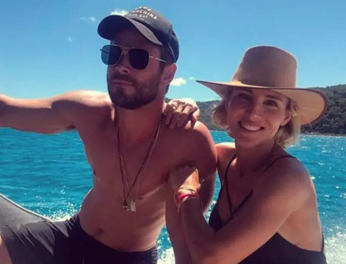 Chris Hemsworth y Elsa Pataky, actores. Instagram