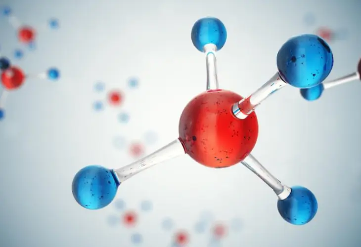 Una mol&eacute;cula de carbono. / Muy Interesante.