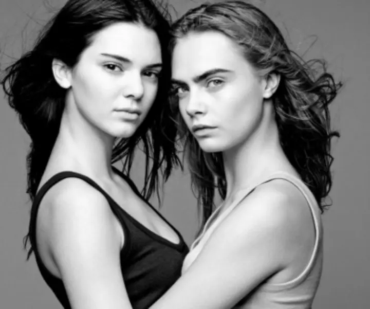 Kendall Jenner y Cara Delevigne, modelos. RR SS.
