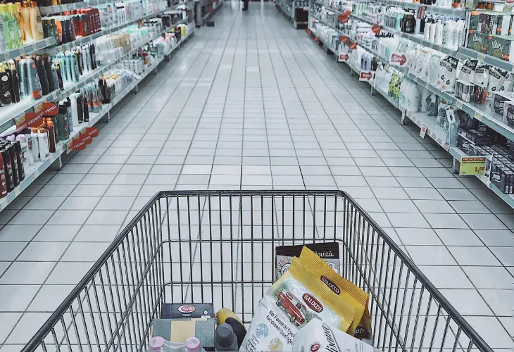 Un carro de compras. / Pexels.com.